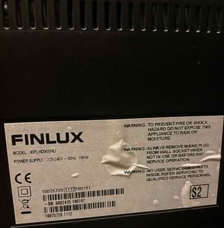 Photo of free 40” tv (Greenhill S8) #3