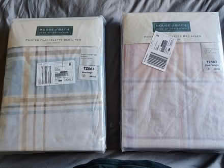 Photo of free 2 x Printed Flannelette Bed Linen (Penwortham PR1) #1