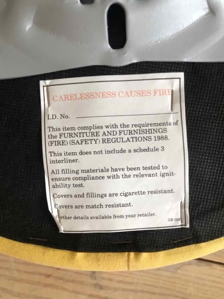 Photo of free upholstered stool (Hadlow TN11) #2