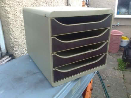 Photo of free Plastic file drawer set (GU51) #1