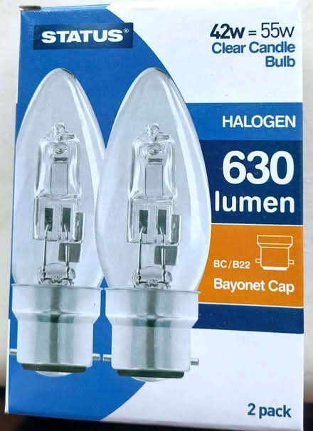Photo of free 5 x 2-packs of bayonet cap 42w halogen light bulbs (Macclesfield SK11) #2