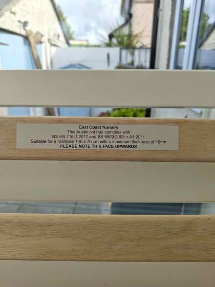 Photo of free Cot Bed (Woodhey CH63) #2