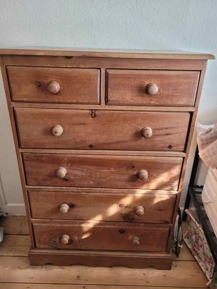 Photo of free Tall chest of drawers (Witham CM8) #2