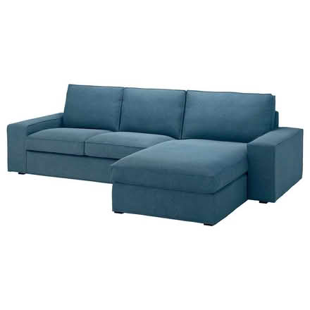 Photo of free IKEA Kivik Couch 3 Seater + Chaise Seat In Blue (Warley CM14) #2