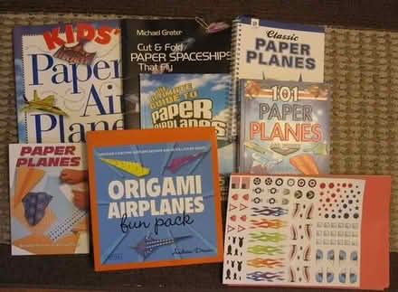 Photo of free Paper Airplane Books and Paper #1