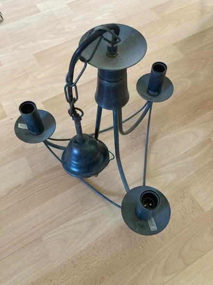 Photo of free 3 arm chandelier (working but temperamental) (Southfields SW18) #1