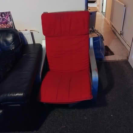 Photo of free Red poang chair (Highfields ST17) #1