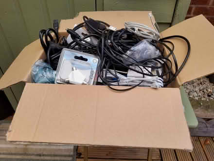 Photo of free Assortment of TV & Computer cables ( scart/USB etc) (Upton CH2) #1
