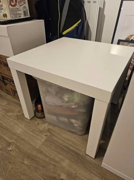 Photo of free IKEA Small White Table (Bestwood Park Estate NG5) #1