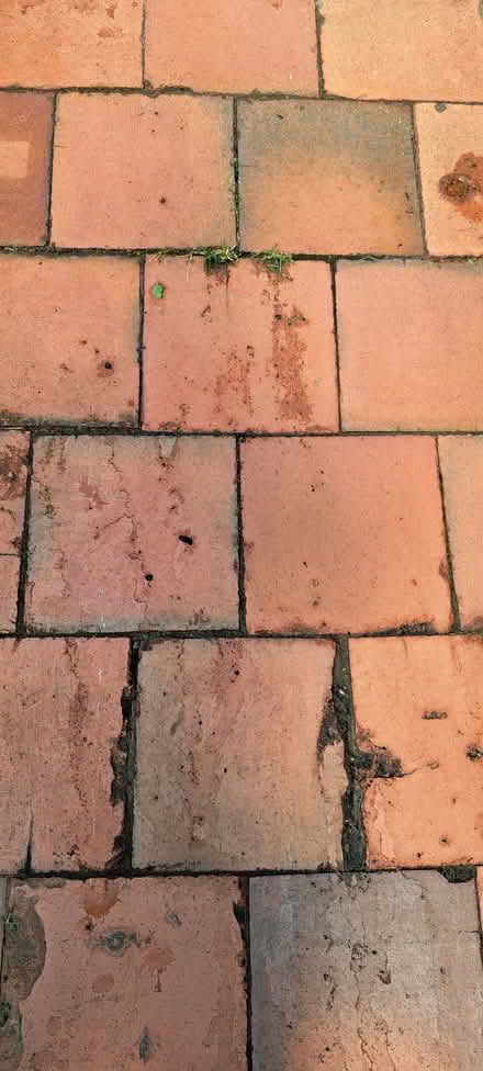 Photo of 9inch square red tiles (Wallasey) #1