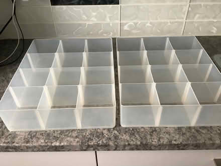 Photo of free 2 Plastic Storage Trays (Wistaston CW2) #2