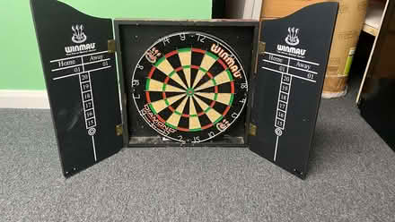 Photo of free Dartboad and Cabinet - Good used condition (Great Shelford CB22) #1