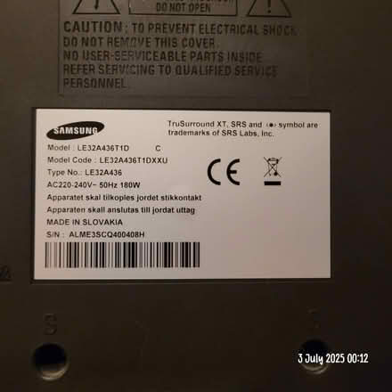 Photo of free 28" Samsung TV (B13) #4