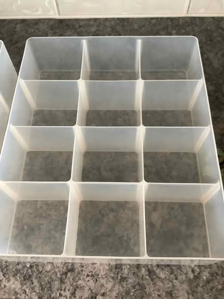 Photo of free 2 Plastic Storage Trays (Wistaston CW2) #1