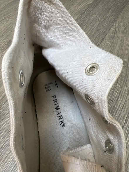 Photo of free Canvas High Top Trainers. Size 6. Some stains. (Southsea PO4) #3