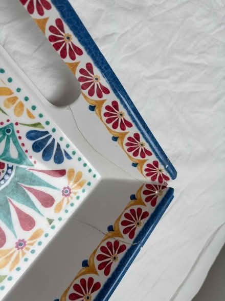 Photo of free Large multicoloured tray (Cathcart G44) #2