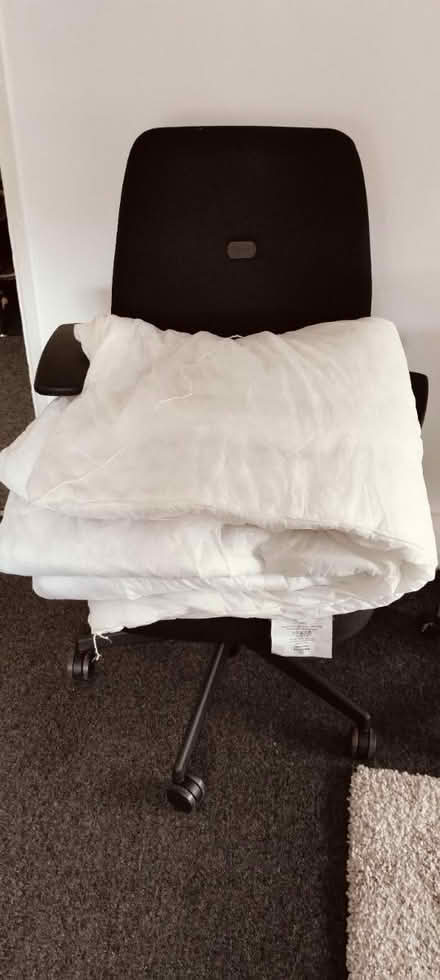 Photo of free Two single duvets + mattress topper (Sw48hd) #1