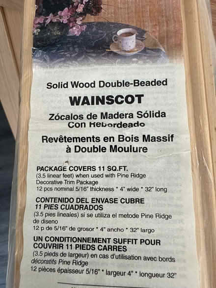 Photo of free Double beaded wainscoting (Chelmsford) #3