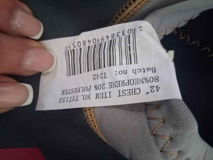 Photo of free 42" Wetsuit (Pett CP TN35) #2