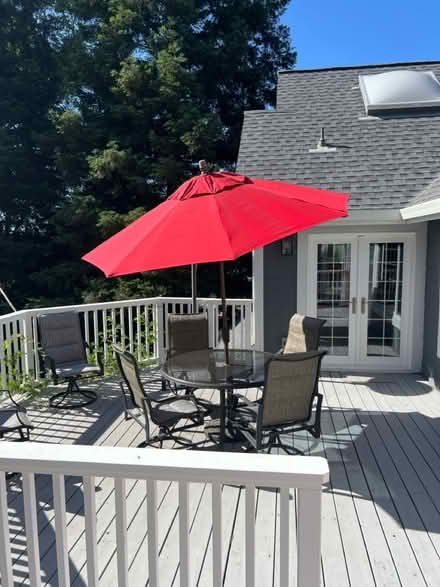 Photo of free Outdoor Dining Set and Umbrella (West Petaluma) #1