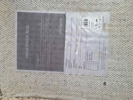 Photo of free Cream/white john lewis rug (Central park, East Ham E6) #4