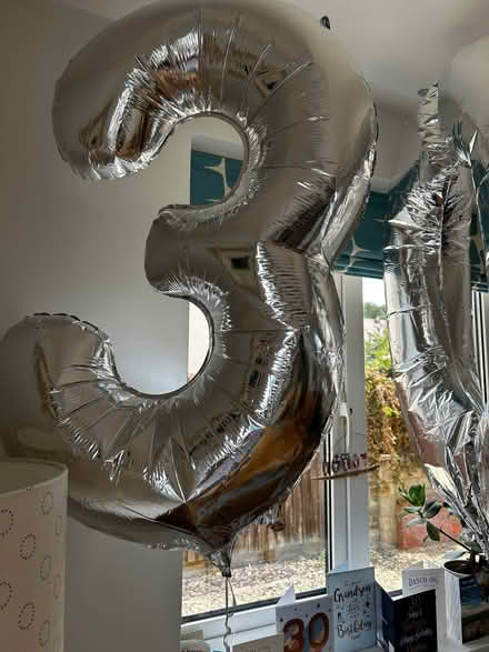 Photo of free 3 and 0 helium balloons (Old Sodbury BS37) #3