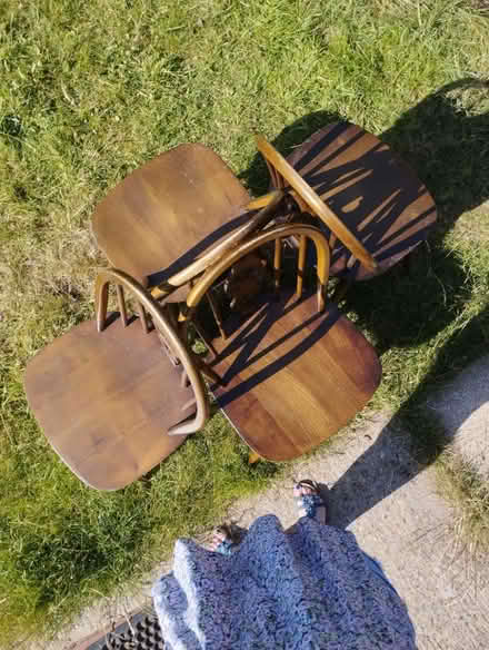 Photo of free 4x wheelback chairs (South Chailey BN8) #2