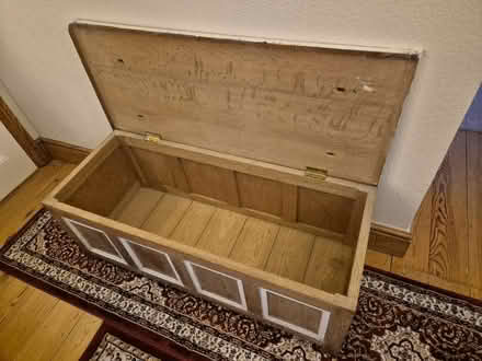 Photo of free Wooden storage box 119 x 51 x 46cm (W5 - Northfields) #2