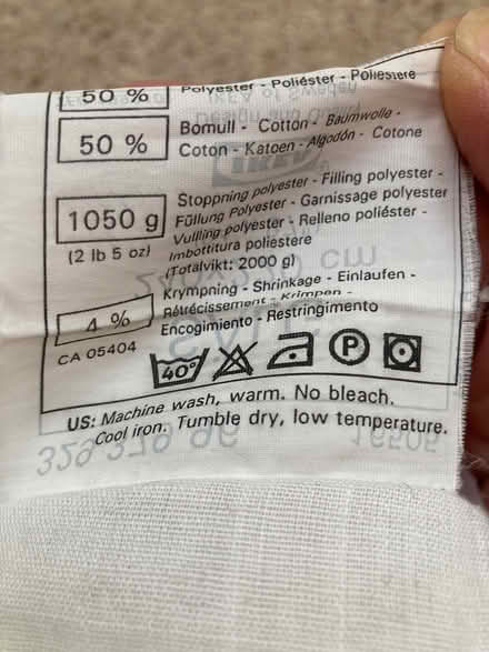 Photo of free King size summer duvet (TW9 (Kew)) #3