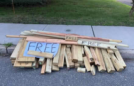 Photo of free Curb Alert - Scrap Wood / Lumber (Little Silver) #1