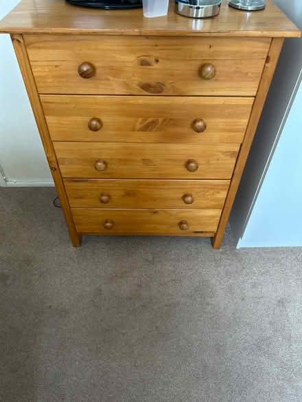 Photo of free Pine chest of drawers (Swindon SN25) #1