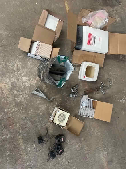 Photo of free Water heater, tiles, cat flap, taps, extractor fan… (Skelsmergh LA8) #1