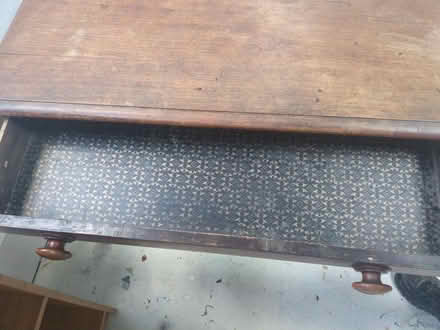 Photo of free Wooden desk (Woolwich) #2