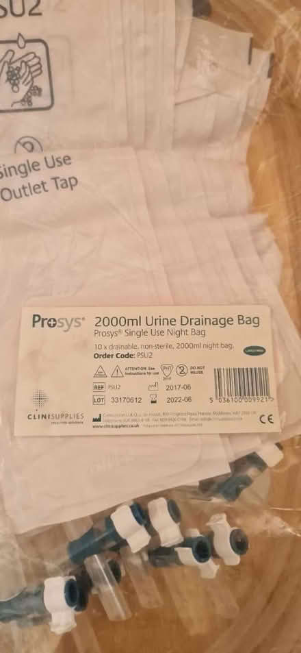 Photo of free Out of date Prosys Leg Bags (PR21JA) #2