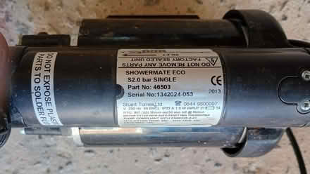 Photo of free shower pump (Southport PR9) #3