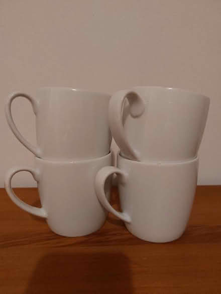 Photo of free Four white mugs (St Helens TN35) #1