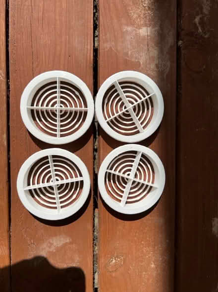 Photo of free 4 plastic air vents for shed (Bowburn (DH6)) #1