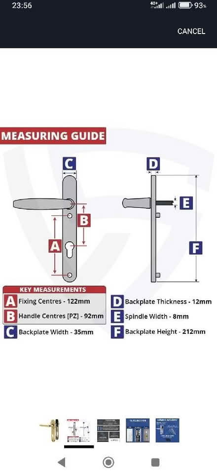 Photo of Door Handle (Blackbird Leys OX4) #1