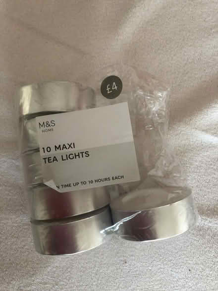 Photo of free 6 maxi tea lights. (Cold Harbour OX1) #1