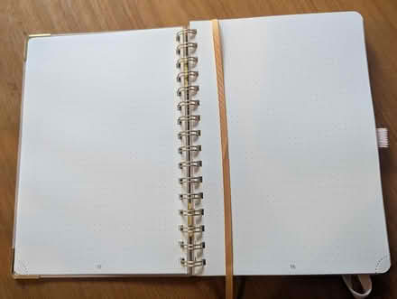 Photo of free Notepad A5, hardback wirebound (Chesser EH14) #2