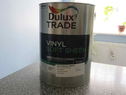 Photo of free 5L Delux Vinyl Soft Sheen - Striking Cyan (Bexhill TN39) #1