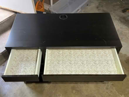 Photo of free small black desk (Belmont) #2