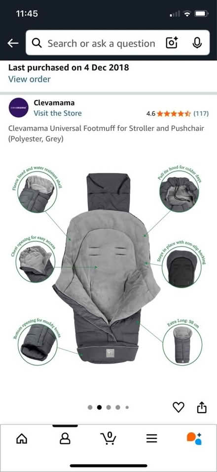 Photo of free Pushchair cover for winter (Cricket Road OX4) #2