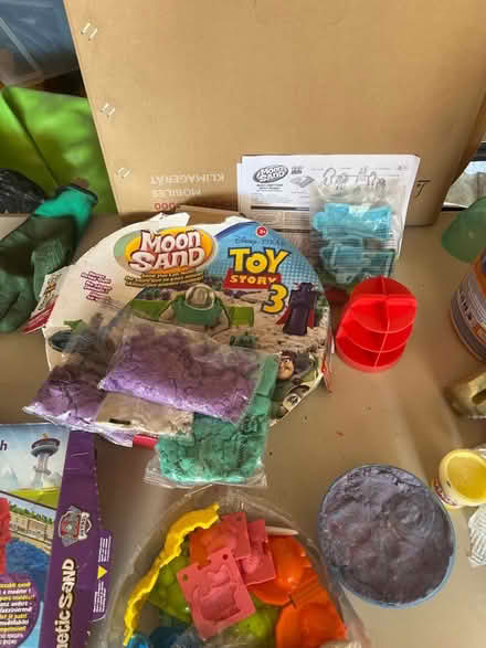 Photo of free Various Moon Sand, PlayDoh and Kinectic Sand sets (Marlow Bottom SL7) #1