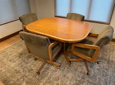 Photo of free Wooden dining table (North of Cass and 75th) #1