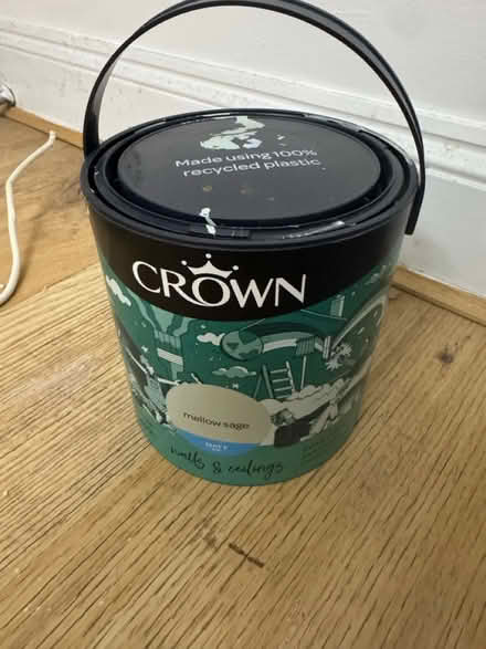 Photo of free Paint - mellow sage green (BR2 near Bromley South Station) #1