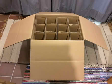 Photo of free Sturdy box for bottles (Fairfield Park) #2