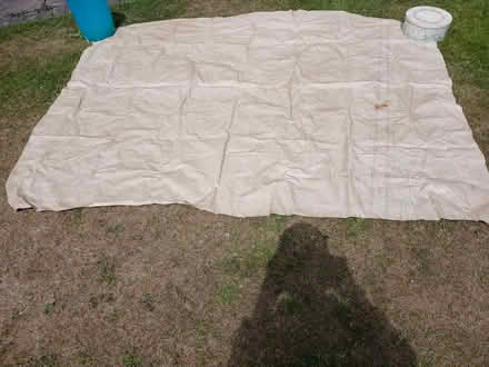 Photo of free Old Groundsheet (Heaton Mersey M19) #1