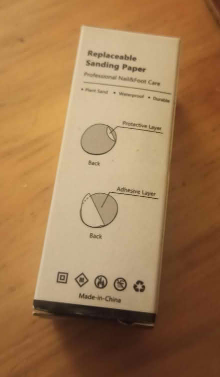 Photo of free Foot Care Sanding Paper (Victoria SW1P) #2