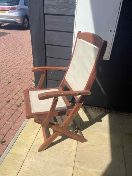 Photo of free Wooden Garden Chairs (Chelmsford CM1) #1